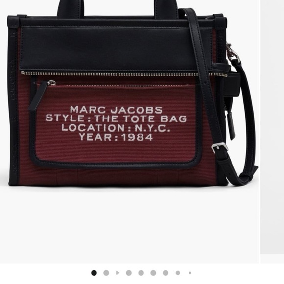 Marc Jacobs The Inside Out Jacquard Medium Tote Bag - Picture 11 of 13